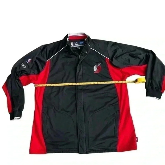 NBA Portland Trail Blazers Men’s Full Zip & Snap Team Apparel Jacket - Picture 10 of 15